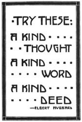 a sample epigram from "The Motto Book"